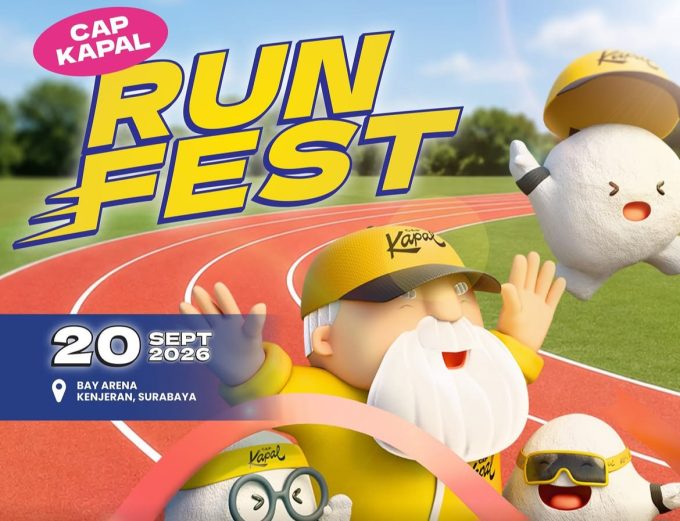 Cap Kapal Runfest 2026 di Surabaya